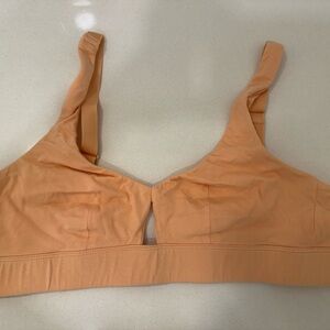 Knickey Peach Organic Cotton Bra, sz XL